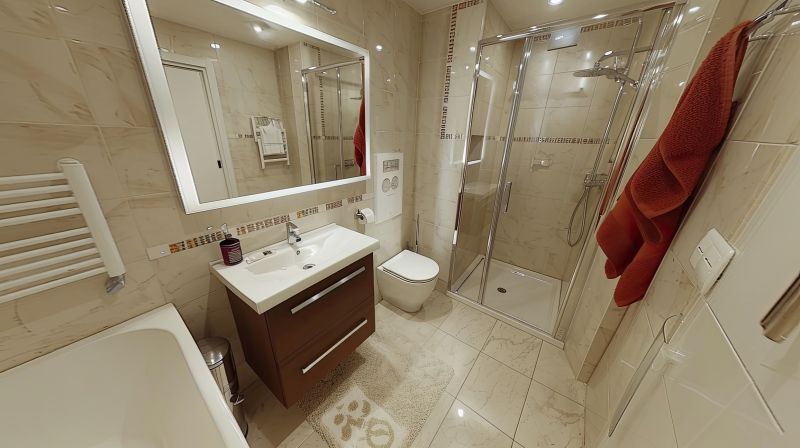Completed Bathroom with Modern Fixtures